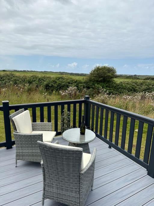 Modern Lodge With Amazing Views New Quay Esterno foto