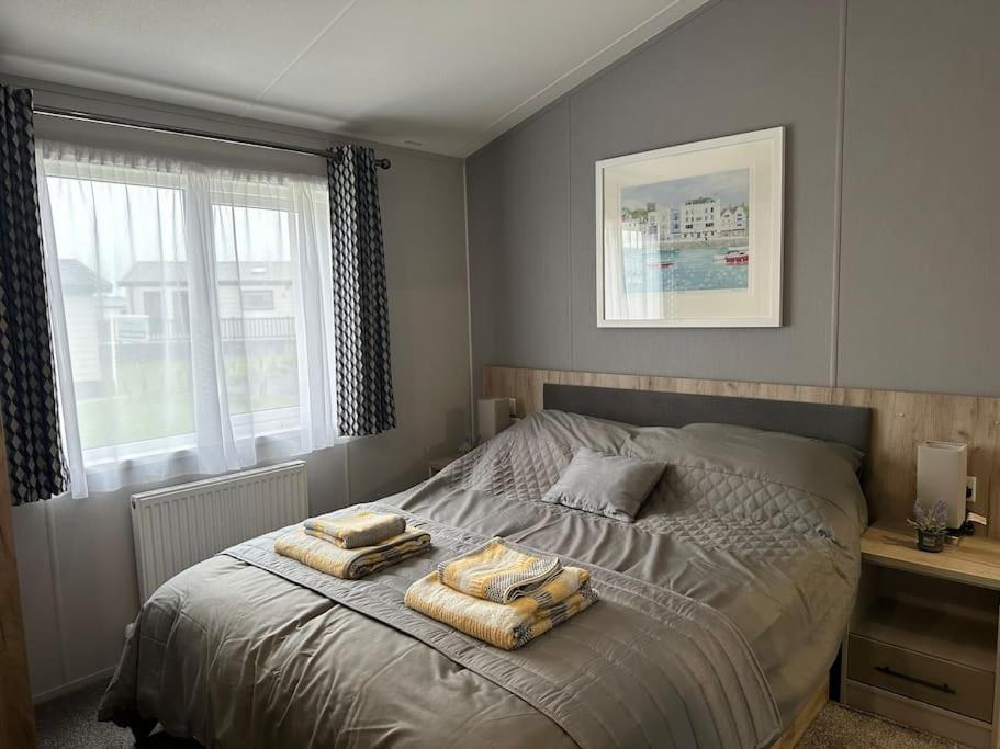 Modern Lodge With Amazing Views New Quay Esterno foto